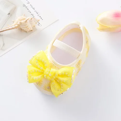 Miniatura 6 de DDDHL Zapatos para bebés, zapatos de princesa, lisos, con diadema suave, para bebés y niñas de 0 a 18 meses