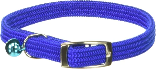 Miniatura 15 de Kool Kat Collar de seguridad elástico para gatos con campana, negro, 12 pulgadas