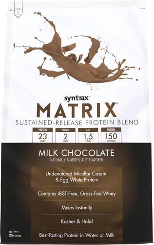 Miniatura 13 de Syntrax Nutrition Matrix - Mezcla de proteína de liberación sostenida, galletas y crema 2 libras. Verdaderos trozos de galleta
