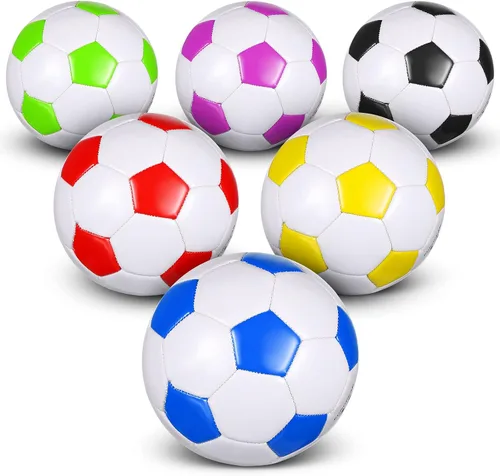 Miniatura 10 de Deekin Balón de fútbol a granel con bomba, trabajo en equipo, juego de deporte al aire libre, entrenamiento, pelota de fútbol a granel para deportes