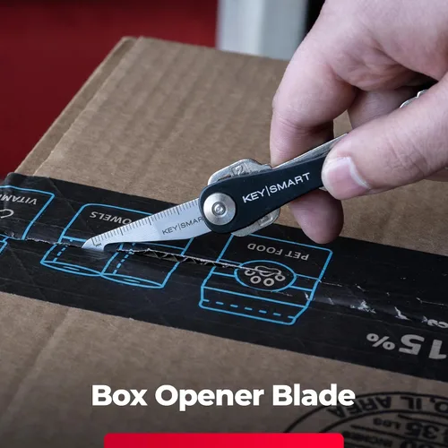 Miniatura 4 de KeySmart MultiTool - Herramienta multiusos 5 en 1 para llavero con abridor de cajas, regla, barra de palanca, destornillador Phillips y cabeza