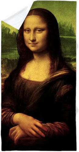 Miniatura 4 de CafePress Mona Lisa - Toalla de algodón absorbente de 30 x 60 pulgadas, suave para playa y piscina