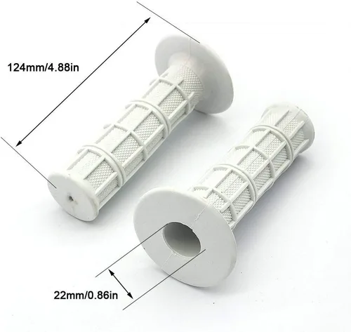 Miniatura 5 de Krace Juego de palancas de freno y embrague CNC para motocicleta todo terreno, compatible con Yamaha YZ65 2018, con agarres de goma de 22 mm de 7/8