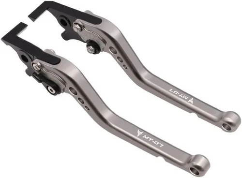 Miniatura 7 de F Suitable for Yamaha MT-07 CNC Aluminum Alloy Handle Lever Accessories Modified Long Brake Clutch Horns Y (Color : Blue)