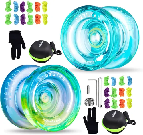 Yoyo sensible K2 para niños y principiantes con giros suaves y diseño de giro de dedos+yoyo k2 para principiantes, reemplazo de yoyos de doble