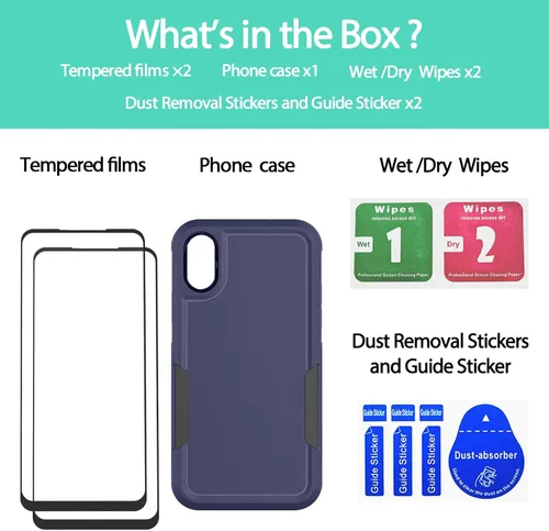 Miniatura 87 de Jeylly Funda para iPhone SE/Funda para iPhone 5S, Exterior de Plástico Duro que Absorbe Golpes + Interior de Silicona de Goma Defensor contra