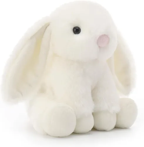 Miniatura 2 de Apricot Lamb Peluche de conejo crema para niños, juguetes de peluche suaves y lindos para bebés niñas y niños, 6 pulgadas