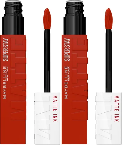 Miniatura 28 de Maybelline Super Stay Matte Ink Barra de Labios Líquida Maquillaje, Color de Alto Impacto de Larga Duración, Hasta 16H de Uso, Amazonian, Marrón 70