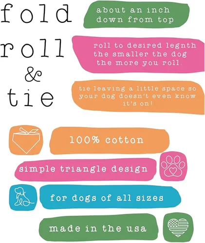 Miniatura 4 de Bandana para perro de Feliz Año Nuevo, triángulo ajustable 100% algodón, fabricado en Estados Unidos, víspera de Año Nuevo, celebración, saludos a
