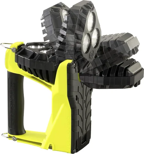 Miniatura 6 de Streamlight 44301 Div 2 Vulcan 180 Standard System-120V/100V AC AC/12V DC, incluye correa para el hombro, amarillo