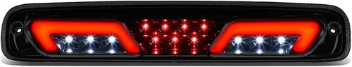 Lente ahumada roja superbrillante LED diseño individual, tercera luz de freno/luz de freno de montaje alto compatible con Silverado 99-07