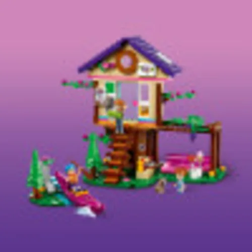 Miniatura 3 de LEGO Friends Forest House 41679 Kit de construcción; juguete de bosque con una casa en el árbol; gran regalo para niños que aman la naturaleza