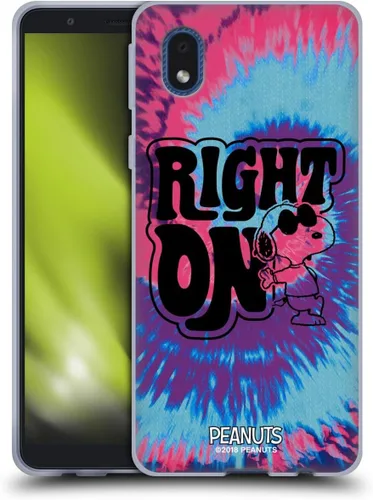 Miniatura 298 de Head Case Designs Funda de gel Woodstock 50th con licencia oficial de Peanuts Snoopy Guitar 1969 [protección de grado militar] compatible