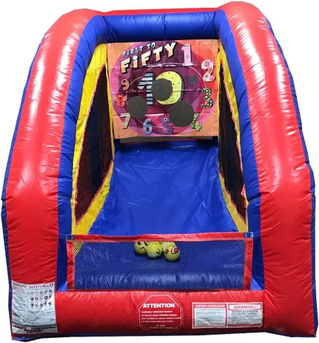 Miniatura 24 de Juegos de marco de aire sellado Ultralite Lanzamiento de bolas y bolsas Incluye marco, panel, soplador integrado, bolas y bolsa para patios