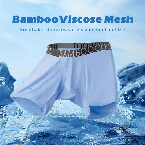 Miniatura 6 de BAMBOO COOL Men's 360 Breathable Mesh Underwear Moisture-Wicking Boxer Briefs Cooling Performance,Multipack