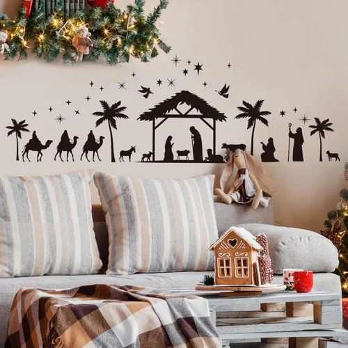 Miniatura 3 de Glenmal 72 calcomanías de pared de hongos de acuarela gigantes, calcomanías de hongos del bosque, despegar y pegar, papel tapiz extraíble