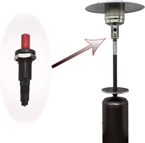 Miniatura 5 de MENSI Calentador de gas Encendedor piezoeléctrico de una salida Bujía Pulsador Encendedor de cerámica 2PCS