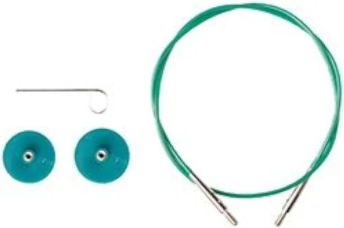 Miniatura 7 de Knit Picks Options Cable de aguja circular intercambiable para tejer - 16" Verde