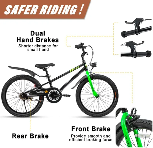 Miniatura 3 de Glerc Fantacy Kids Bike, 12-20 Inch Children Bicycle for 2-13 Years Old Boys Girls, Kids Bicycle with Water Bottle Holder & Headlight & Training