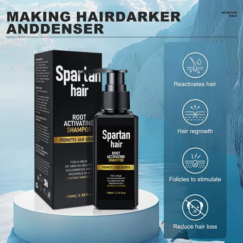 Miniatura 2 de Champú Activador de Raíces para Hombres - Sistema Fortalecedor y Suavizante para Cabello Fino y Canoso - Añade Volumen y Nutre las Mechas - Para