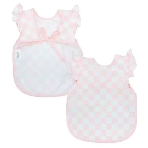 Miniatura 15 de BapronBaby Flutter Boho Floral Bapron – Babero más seguro sin lazo para el cuello para bebés y niños pequeños – Suave impermeable resistente a