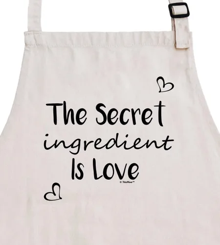 Miniatura 2 de ThisWear Secret Ingredient Is Love - Delantal ajustable con dos bolsillos