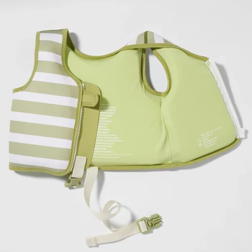 Miniatura 7 de SUNNYLiFE Chaleco de natación - Fabricado con neopreno más una cremallera frontal segura y desarrolla confianza en el agua. Chaleco de natación