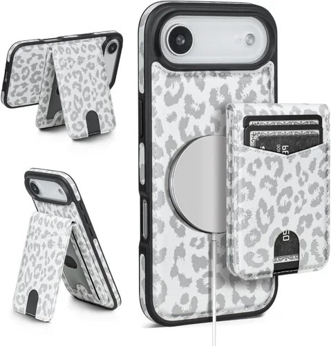 Miniatura 74 de SkyEagle Magsafe - Funda magnética 2 en 1 desmontable para iPhone 11 Pro Max con tarjetero, para mujeres y hombres, piel sintética con bloqueo RFID