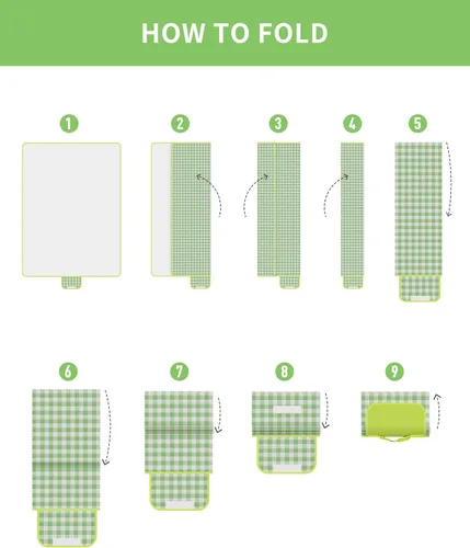 Miniatura 4 de Manta de pícnic, alfombra plegable impermeable de arena, 60 x 80 pulgadas, manta de picnic extra grande para playa, camping, senderismo, viajes, al