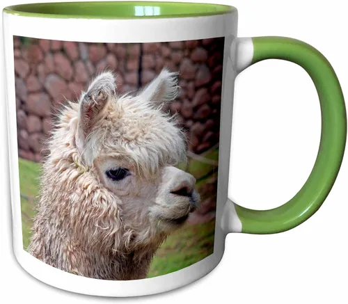 Miniatura 10 de 3dRose Taza de café, tamaño - 11oz - Perú. Alpaca Wildlife, Awana Kancha, Valle de Urubamba - SA17 KWI0128 - Kymri Wilt Wildlife - divertido regalo