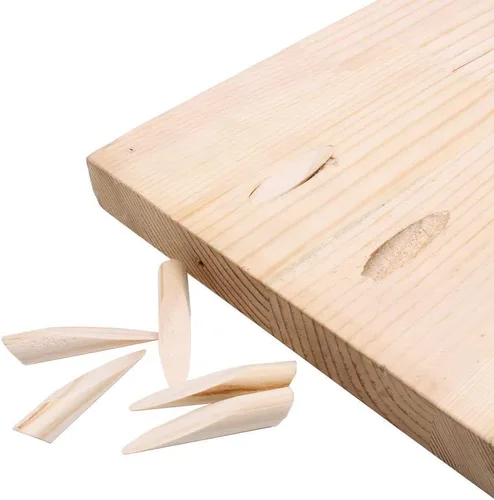 Miniatura 2 de Paquete de 100 tapones para agujeros de bolsillo de madera maciza de pino para agujero de bolsillo, herramienta de carpintería con una funda