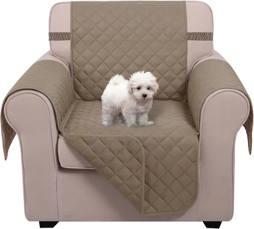 Miniatura 91 de U-NICE HOME Funda de sofá reversible para perros con correas elásticas, resistente al agua, protector de muebles para mascotas, funda de sofá