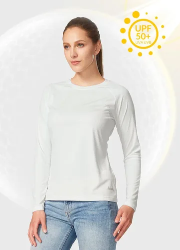 Miniatura 2 de BALEAF camisa de manga larga para mujer, con protección solar FPU 50+, de secado rápido, para practicar senderismo o pescar