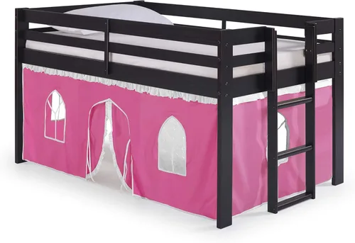 Miniatura 10 de Alaterre Furniture Jasper - Cama tipo loft junior individual, marco gris paloma y fondo de camuflaje gris
