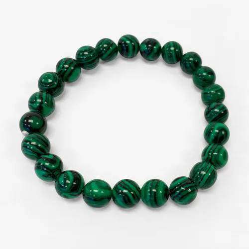 Miniatura 246 de Gem Avenue Handmade Round Bead Stretch Bracelet Unisex Natural Stone Beaded Jewelry for Men & Women, Elastic Wristband for Daily Wear