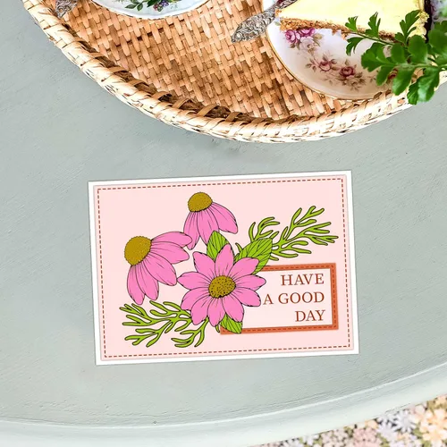 Miniatura 4 de ORIGACH Sellos transparentes de margaritas, sellos de silicona transparente floral para hacer tarjetas, álbumes de recortes, decoración de álbumes