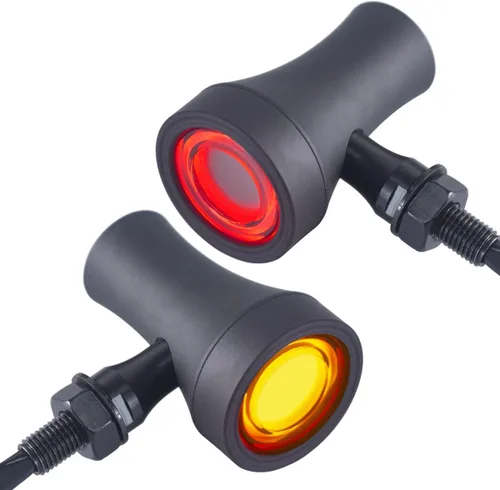 Miniatura 9 de FATECIM 2X Luces Traseras LED para Motocicleta, Señales de Giro, Luces de Marcha, Luz de Freno, Señal de Giro Trasera, Indicador de Señal de Giro
