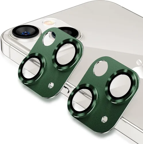 Miniatura 15 de Korecase - Protector de lente de cámara para iPhone 14 / iPhone 14 Plus, cubierta de metal para cámara, película de metal de aluminio de dureza 9H