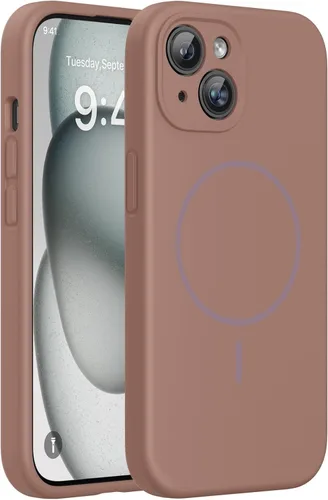 Miniatura 197 de Miracase Funda diseñada para iPhone 13, con protector de pantalla de vidrio templado, forro de microfibra suave antiarañazos, funda de goma