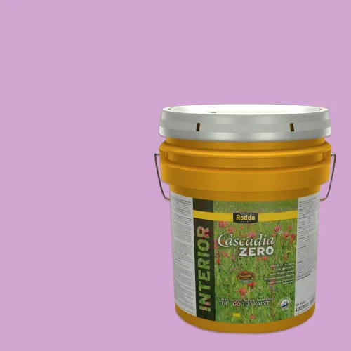 Miniatura 107 de Rodda Paint CASCADIA ZERO - Pintura plana e imprimación para interiores en uno, cuarto de galón, rosa Mullen