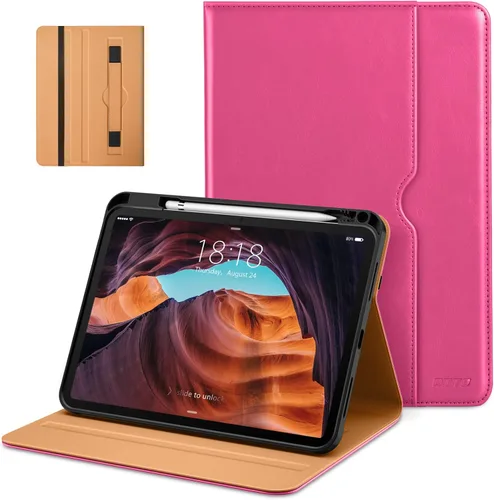 Miniatura 43 de DTTO Funda para iPad (A16) 11ª Generación de 11 Pulgadas 2025, Funda para iPad 10ª Generación de 10.9 Pulgadas 2022, Funda de Soporte Folio de Blanco