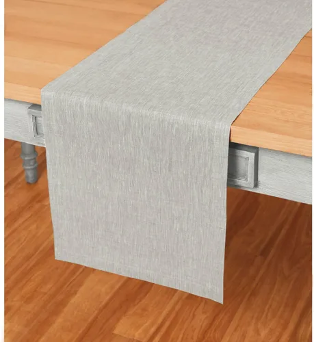 Miniatura 10 de Solino Home - Camino de mesa de lino, amarillo limón cambray, 14 x 120 pulgadas, Athena, lavable a máquina y de 100% lino europeo hecho a mano 15