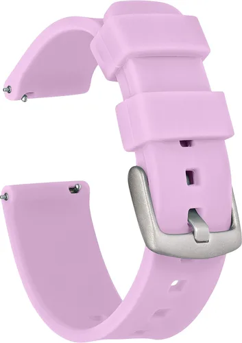 GadgetWraps - Correa de silicona suave para reloj con pasador de liberación rápida, 3 tamaños (14 mm, 20 mm y 22 mm) y 29 colores únicos