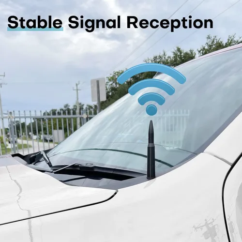 Miniatura 4 de Antena de camión de coche para Dodge Ram 1500 2012-2026 - Reemplazo de antena corta para accesorios de camión Dodge Ram 1500