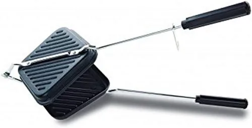 Miniatura 4 de DBY Sandwicher/Tostadora de gas antiadherente Parrilla de aluminio y tostadora de sándwiches Mini tostadora de gas y parrilla