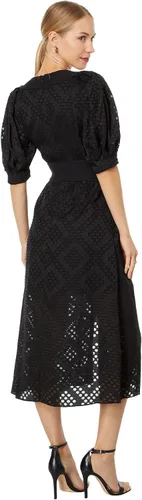 Miniatura 2 de Ted Baker Vestido midi de manga abombada Liyon