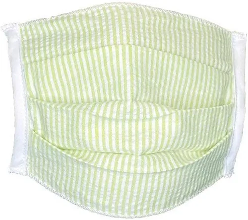 Miniatura 15 de Avery Hill Tapabocas en tela de algodón, lavable, reutilizable, protección contra el polvo y polución, Fishbone Turquesa Bronceado