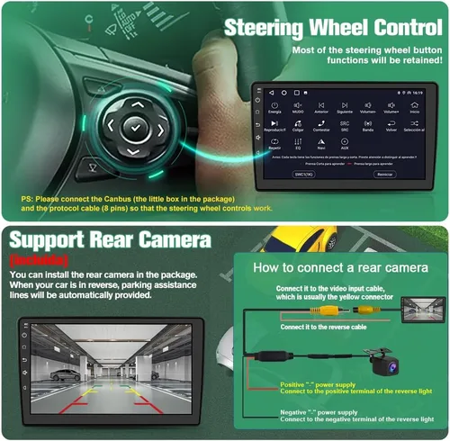 Miniatura 7 de Radio de coche para Ford F150 Radio, 2009 2010 2011 2012 para F150 Android estéreo de coche con pantalla de 9 pulgadas, Carplay, pantalla táctil