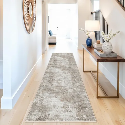 Miniatura 39 de Alfombra antideslizante lavable de 2 x 3 pies - Alfombra suave de pelo bajo para cocina, entrada y dormitorio - Tapete moderno para puerta