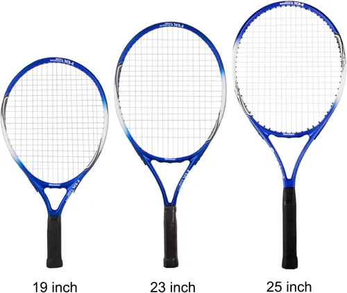 Miniatura 2 de Senston Raqueta de Tenis Junior para Niños de 19" 23" 25" para Niños Niñas Chicos Chicas Raquetas de Tenis con Funda de Raqueta Azul